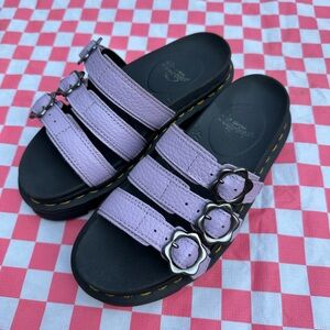 Lilac blaire sandals Doc Martens